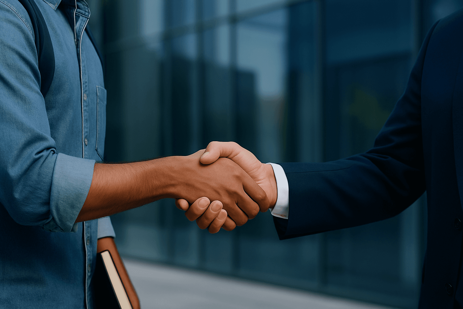 Article and CA Firm shaking hands — a new beginning